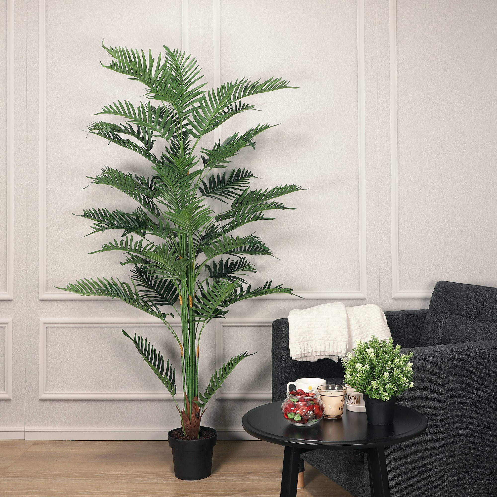 6 Pack: 6.5ft. Potted Areca Palm Tree